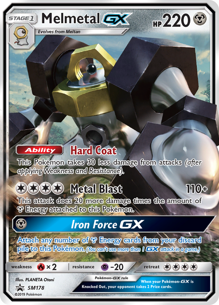 Pokemon | Melmetal GX (SM178) [Sun & Moon: Black Star Promos] | The Nerd Merchant
