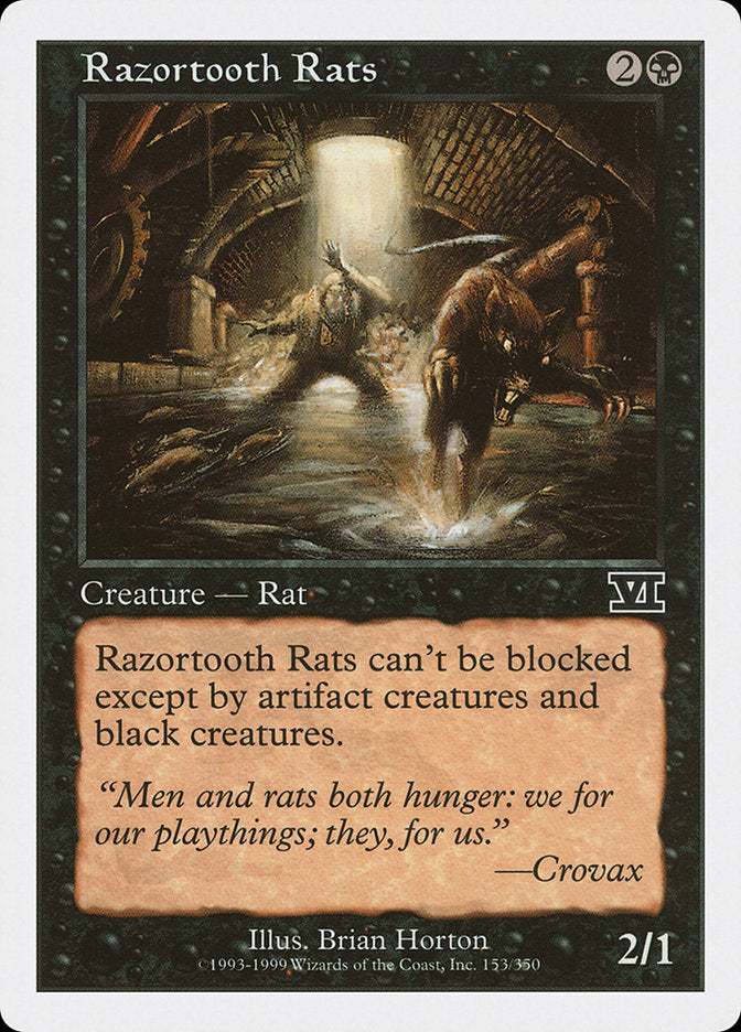Magic | Razortooth Rats [Classic Sixth Edition] | The Nerd Merchant