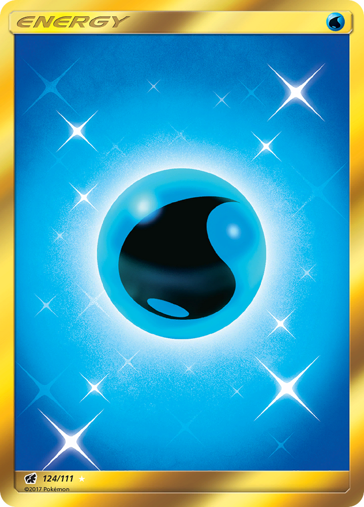 Pokemon | Water Energy (124/111) [Sun & Moon: Crimson Invasion] | The Nerd Merchant