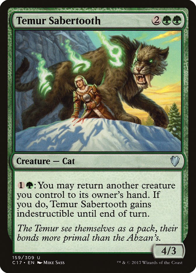 Magic | Temur Sabertooth [Commander 2017] | The Nerd Merchant