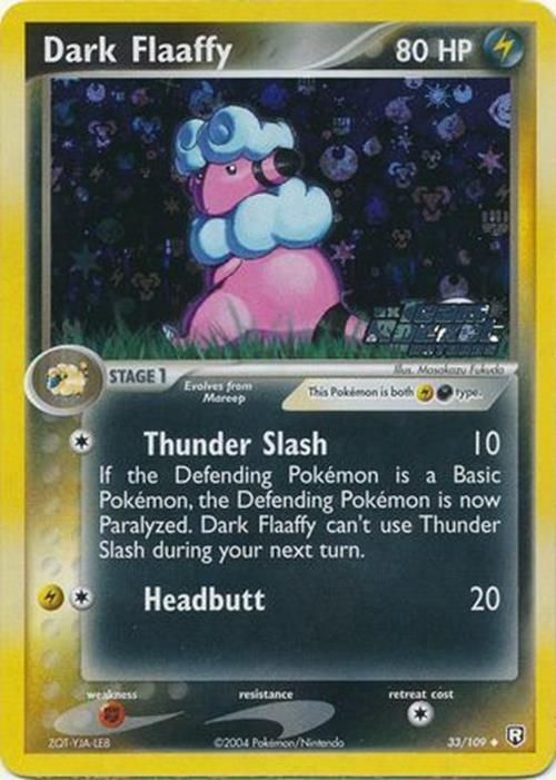 Pokemon | Dark Flaaffy (33/109) (Stamped) [EX: Team Rocket Returns] | The Nerd Merchant