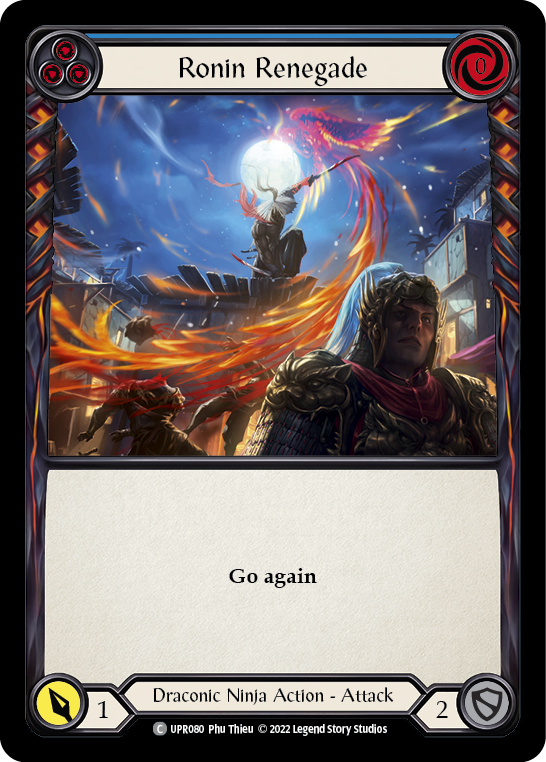 Flesh and Blood TCG | Ronin Renegade (Blue) [UPR080] (Uprising)  Rainbow Foil | The Nerd Merchant
