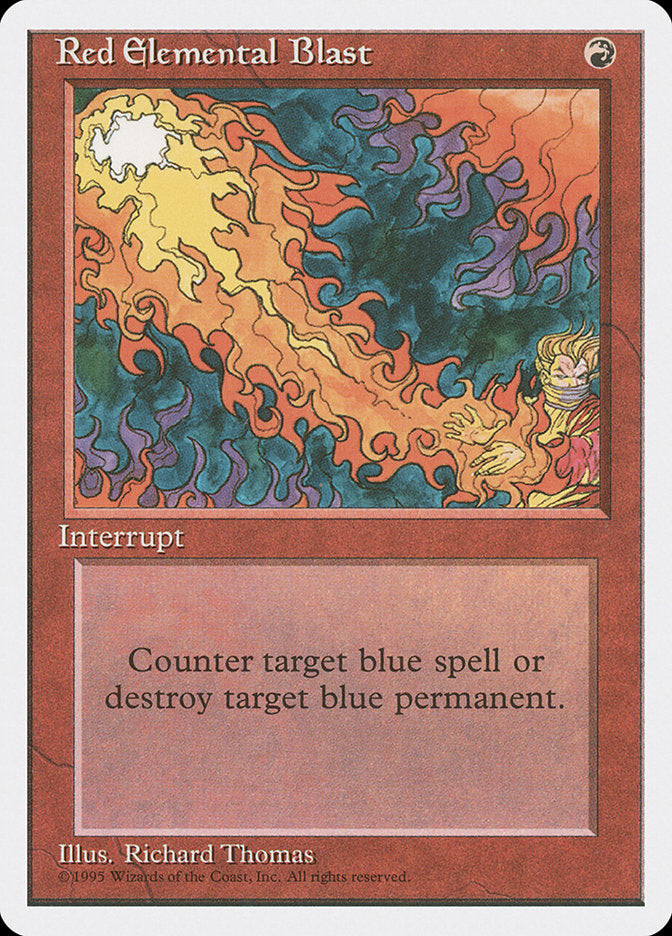 Magic | Red Elemental Blast [Fourth Edition] | The Nerd Merchant