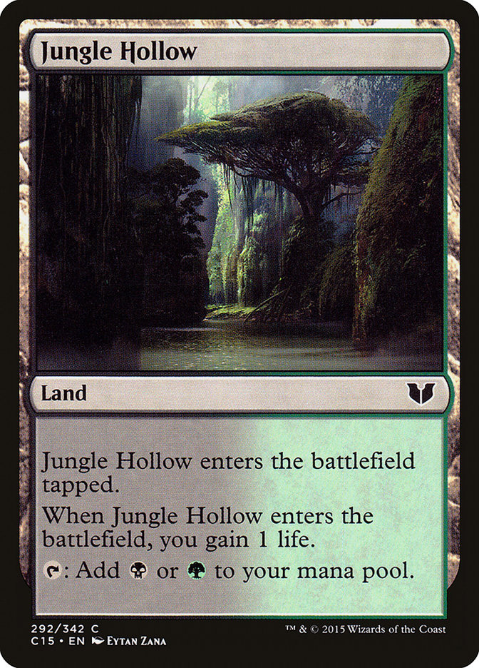 Magic | Jungle Hollow [Commander 2015] | The Nerd Merchant