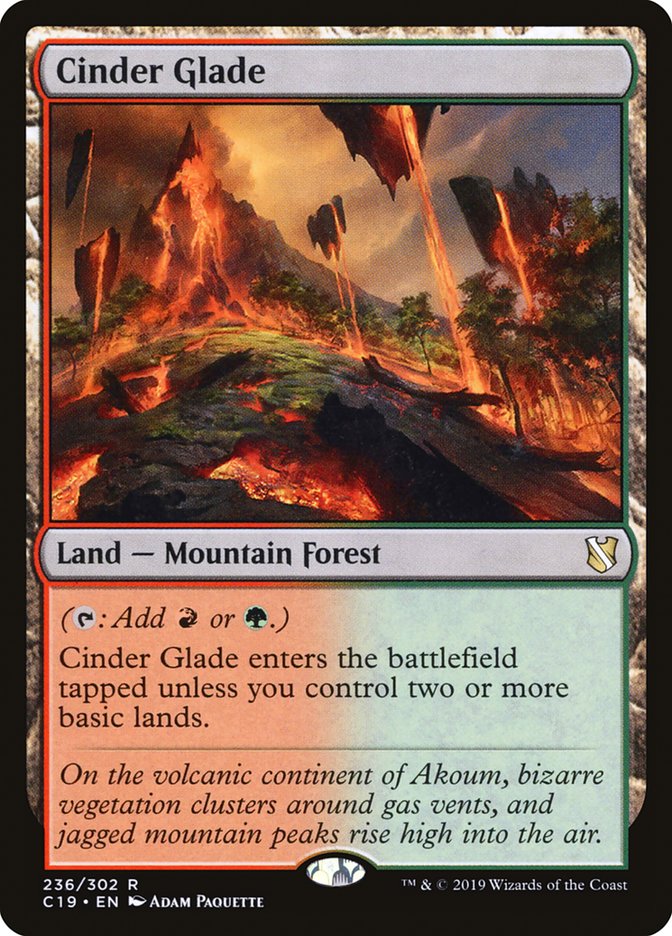 Magic | Cinder Glade [Commander 2019] | The Nerd Merchant