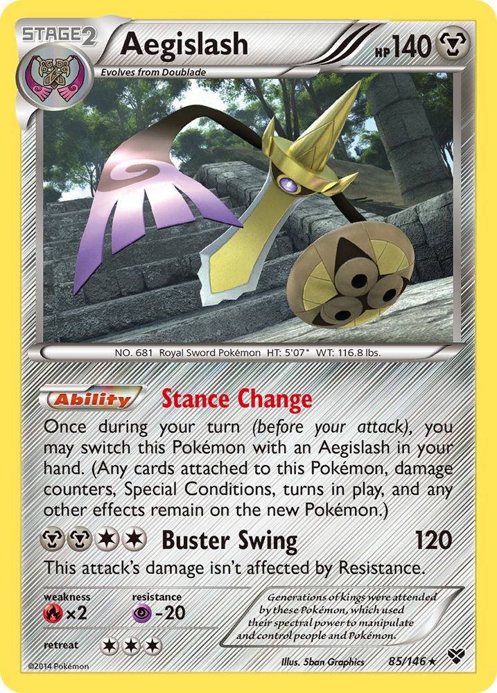 Pokemon | Aegislash (85/146) [XY: Base Set] | The Nerd Merchant
