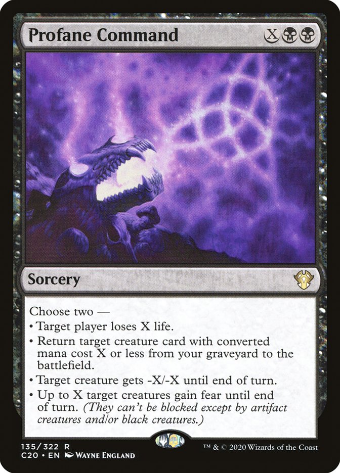 Magic | Profane Command [Commander 2020] | The Nerd Merchant