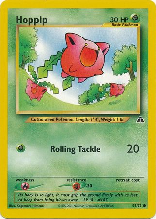 Pokemon | Hoppip (55/75) [Neo Discovery Unlimited] | The Nerd Merchant