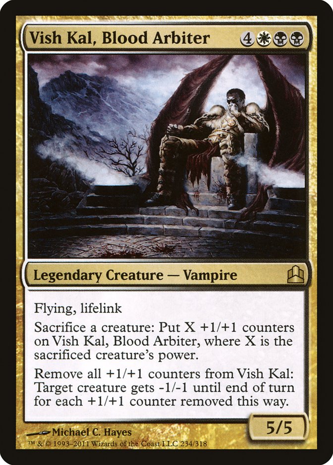 Magic | Vish Kal, Blood Arbiter [Commander 2011] | The Nerd Merchant