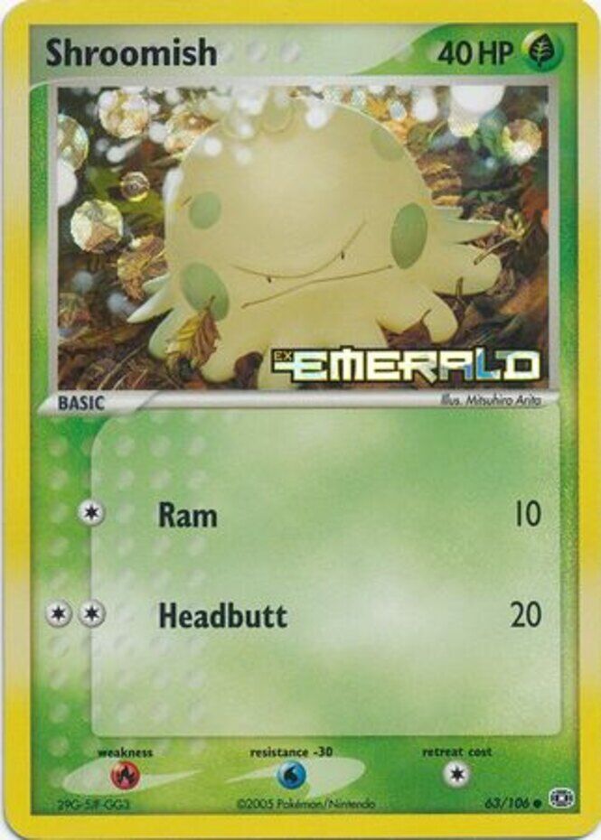 Pokemon | Shroomish (63/106) (Stamped) [EX: Emerald] | The Nerd Merchant