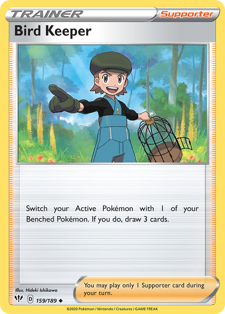 Pokemon | Bird Keeper (159/189) [Sword & Shield: Darkness Ablaze] | The Nerd Merchant