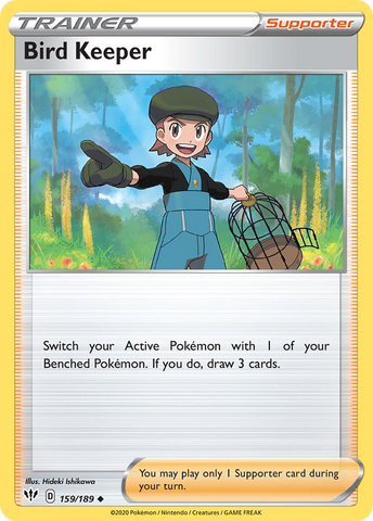 Pokemon | Bird Keeper (159/189) [Sword & Shield: Darkness Ablaze] | The Nerd Merchant
