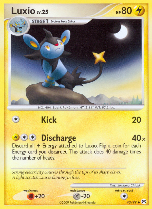 Pokemon | Luxio (43/99) [Platinum: Arceus] | The Nerd Merchant