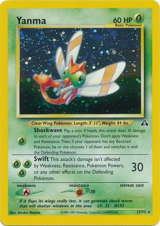 Pokemon | Yanma (17/75) [Neo Discovery Unlimited] | The Nerd Merchant