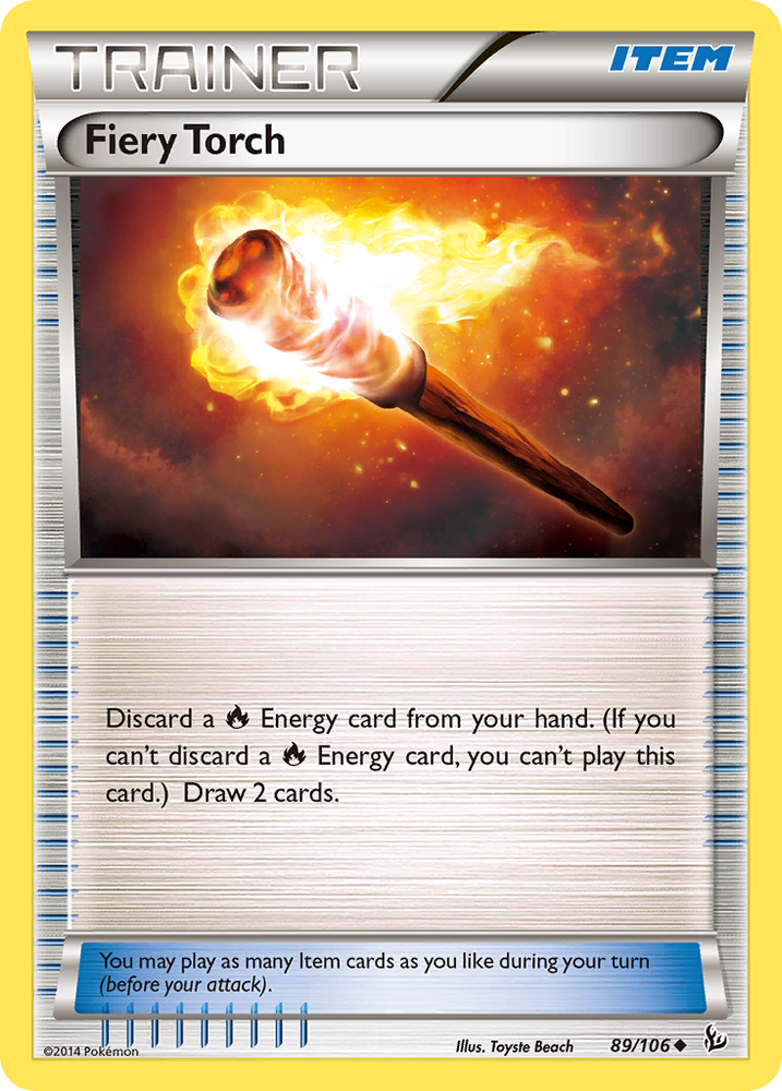 Pokemon | Fiery Torch (89/106) [XY: Flashfire] | The Nerd Merchant