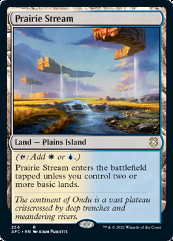 Magic | Prairie Stream [Dungeons & Dragons: Adventures in the Forgotten Realms Commander] | The Nerd Merchant