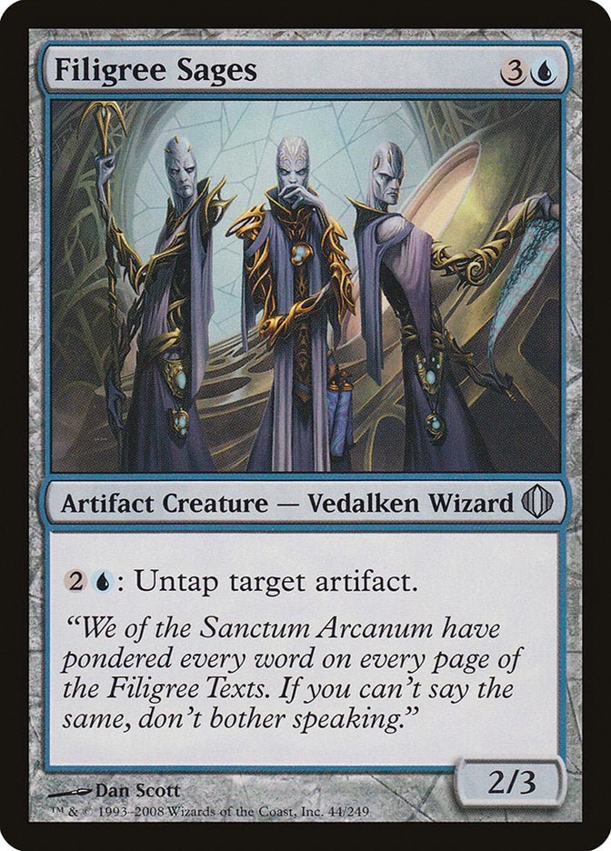 Magic | Filigree Sages [Shards of Alara] | The Nerd Merchant