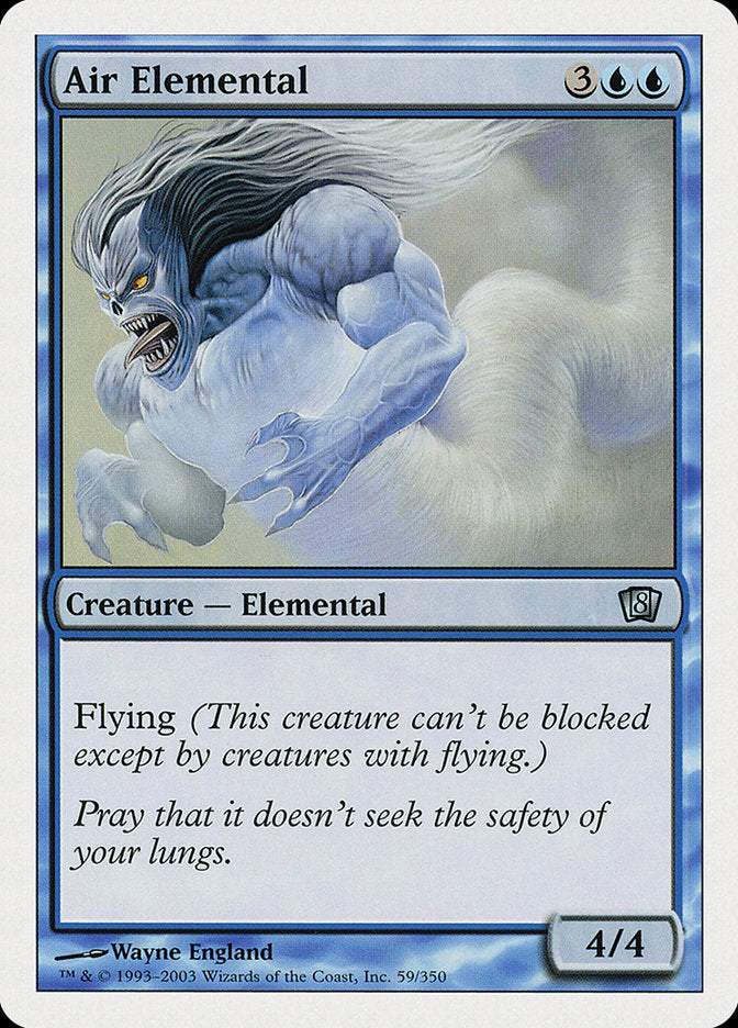 Magic | Air Elemental [Eighth Edition] | The Nerd Merchant