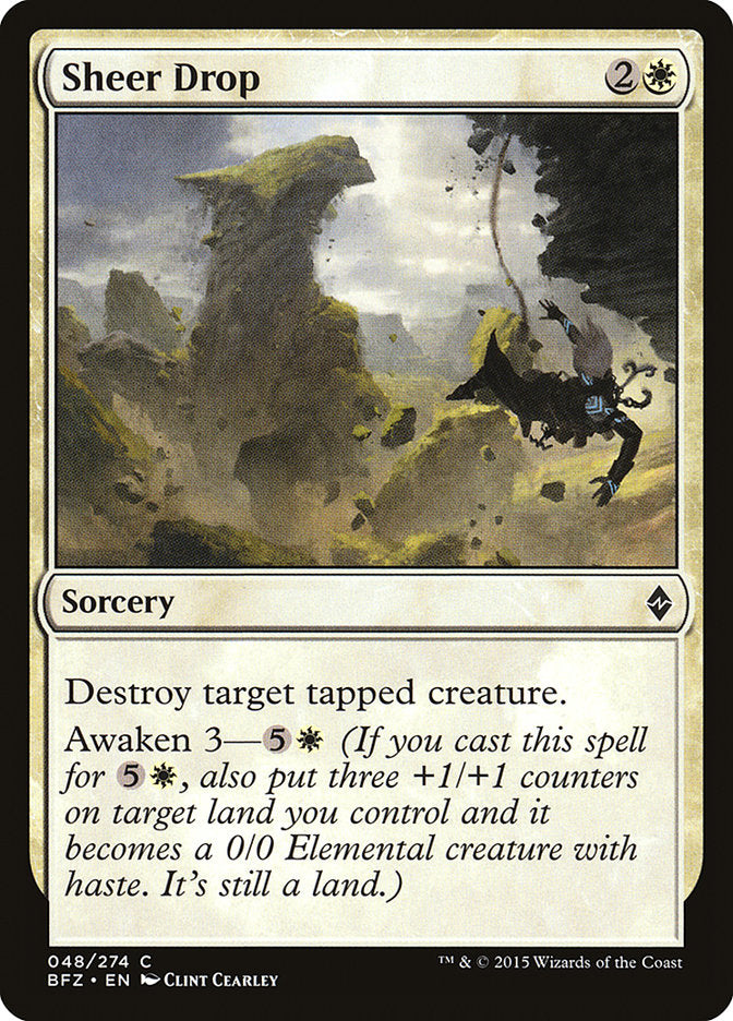 Magic | Sheer Drop [Battle for Zendikar] | The Nerd Merchant