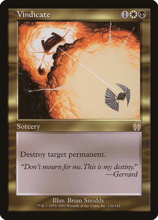 Magic | Vindicate [Apocalypse] | The Nerd Merchant