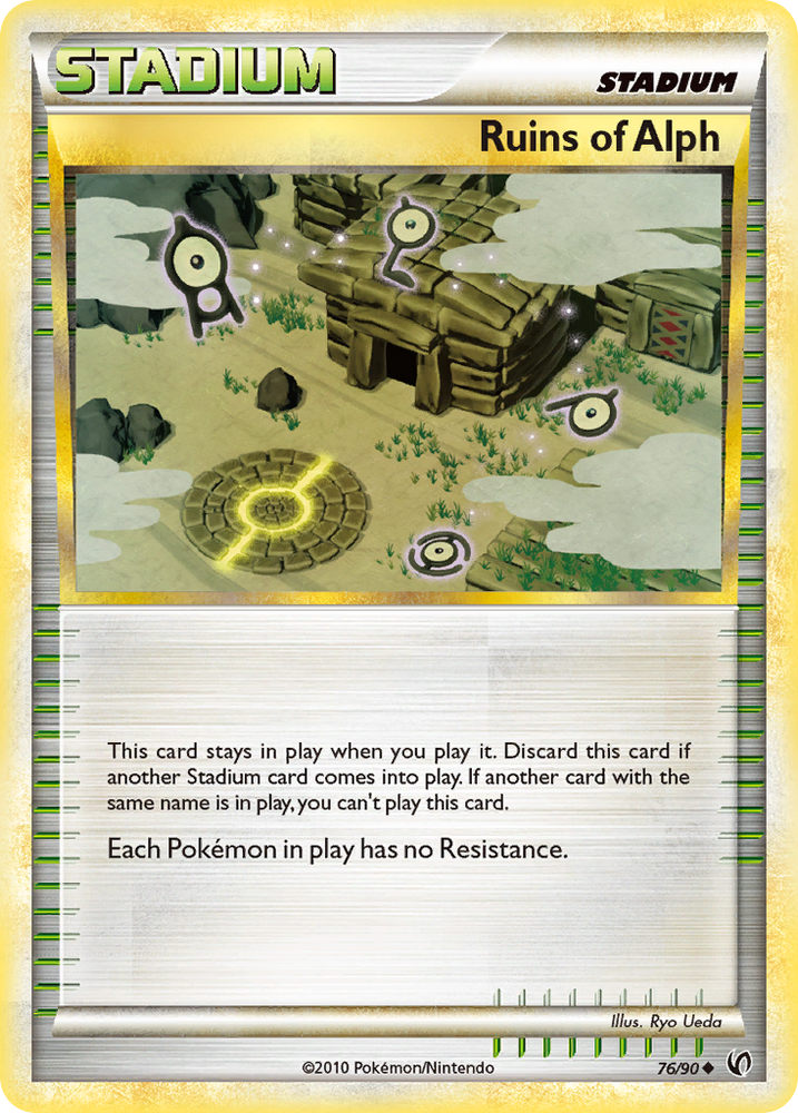 Pokemon | Ruins of Alph (76/90) [HeartGold & SoulSilver: Undaunted] | The Nerd Merchant
