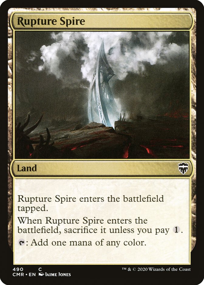 Magic | Rupture Spire (490) [Commander Legends] | The Nerd Merchant