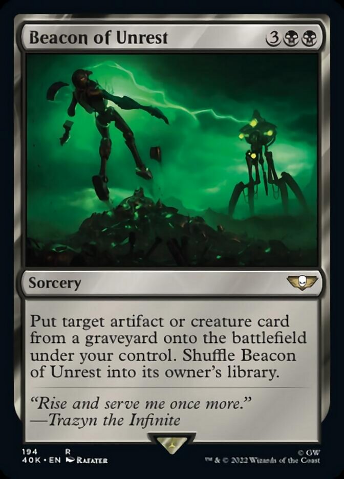 Magic | Beacon of Unrest (Surge Foil) [Warhammer 40,000] | The Nerd Merchant