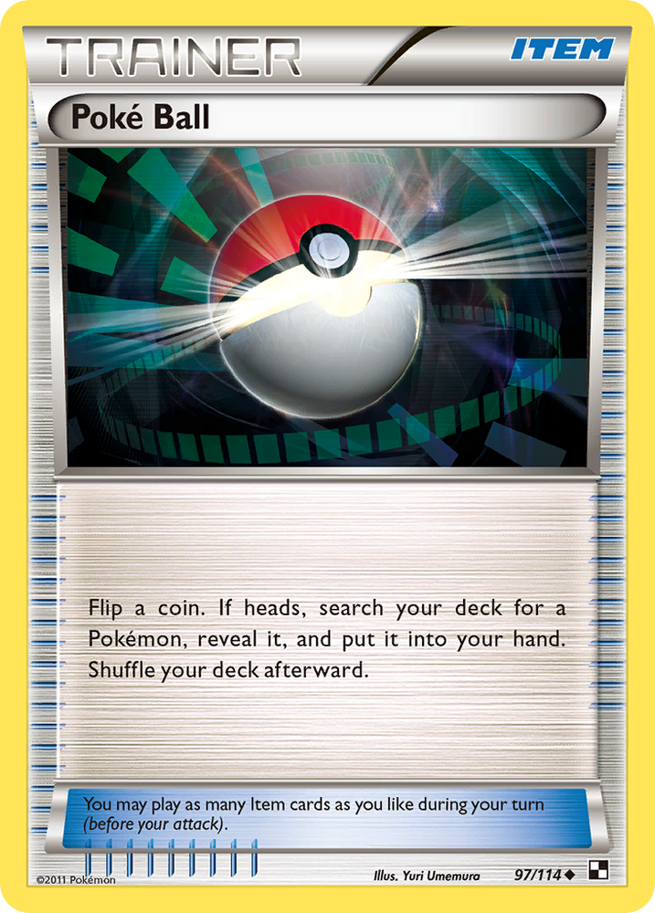 Pokemon | Poke Ball (97/114) [Black & White: Base Set] | The Nerd Merchant