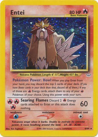 Pokemon | Entei (6/64) [Neo Revelation Unlimited] | The Nerd Merchant