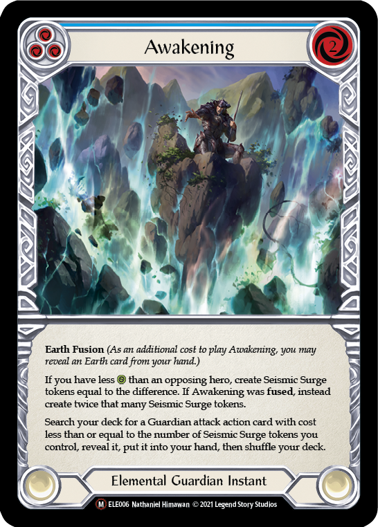 Flesh and Blood TCG | Awakening [U-ELE006] (Tales of Aria Unlimited)  Unlimited Rainbow Foil | The Nerd Merchant