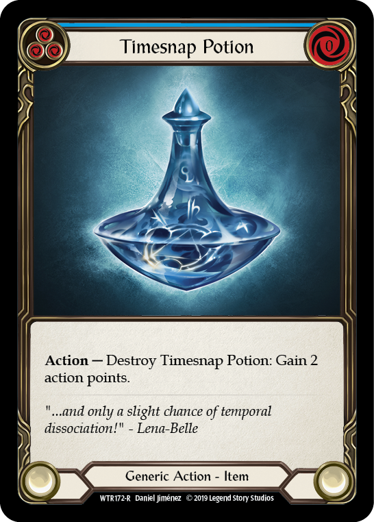 Flesh and Blood TCG | Timesnap Potion [WTR172-R] (Welcome to Rathe)  Alpha Print Normal | The Nerd Merchant