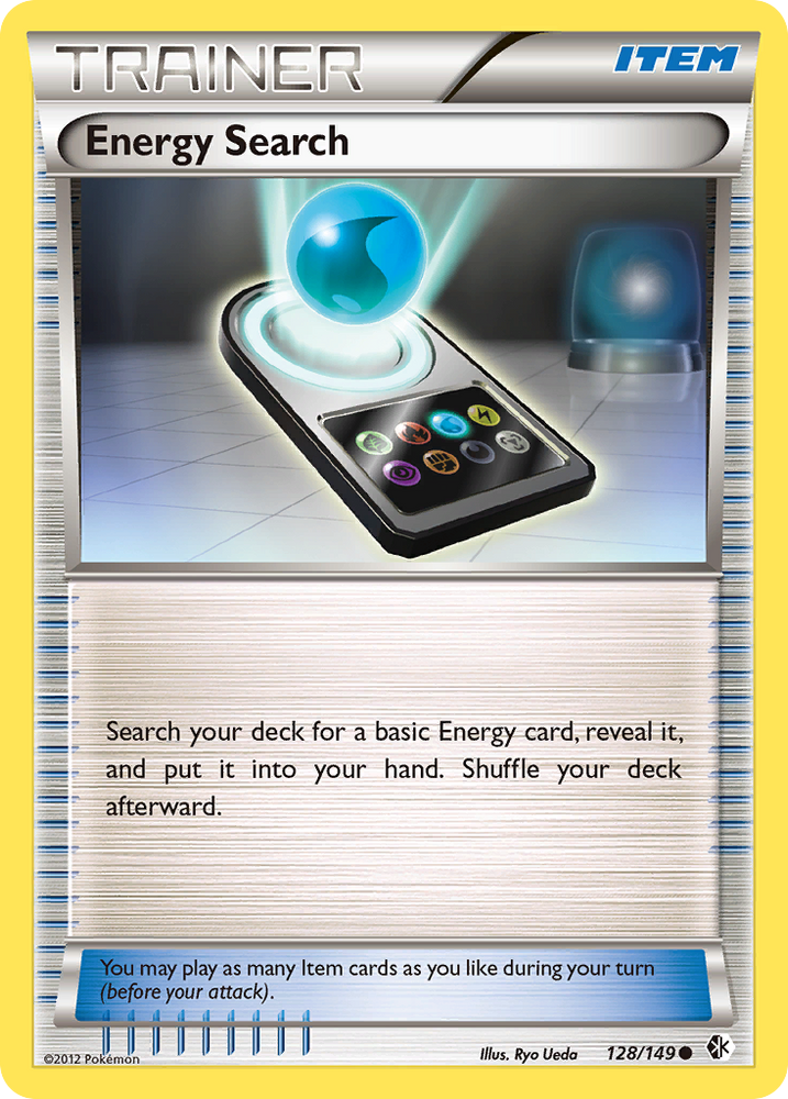 Pokemon | Energy Search (128/149) [Black & White: Boundaries Crossed] | The Nerd Merchant