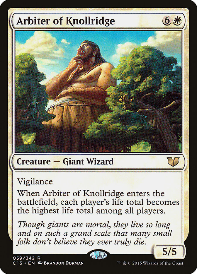 Magic | Arbiter of Knollridge [Commander 2015] | The Nerd Merchant