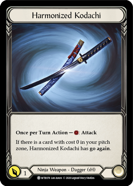 Flesh and Blood TCG | Harmonized Kodachi // Romping Club [U-WTR078 // U-WTR003] (Welcome to Rathe Unlimited)  Unlimited Normal | The Nerd Merchant