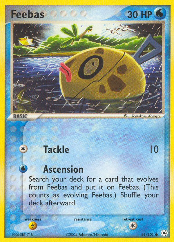 Pokemon | Feebas (61/101) [EX: Hidden Legends] | The Nerd Merchant