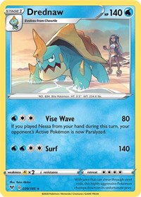 Pokemon | Drednaw (039/185) (Cracked Ice Holo) (Theme Deck Exclusive) [Sword & Shield: Vivid Voltage] | The Nerd Merchant