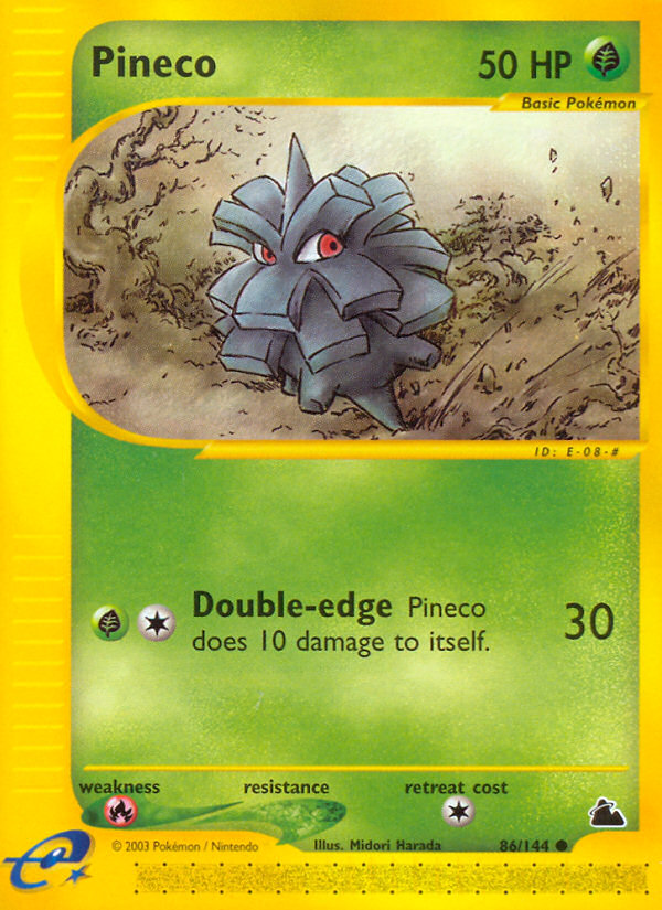 Pokemon | Pineco (86/144) [Skyridge] | The Nerd Merchant