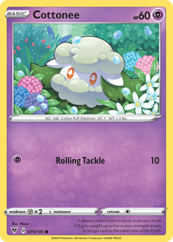 Pokemon | Cottonee (075/185) [Sword & Shield: Vivid Voltage] | The Nerd Merchant