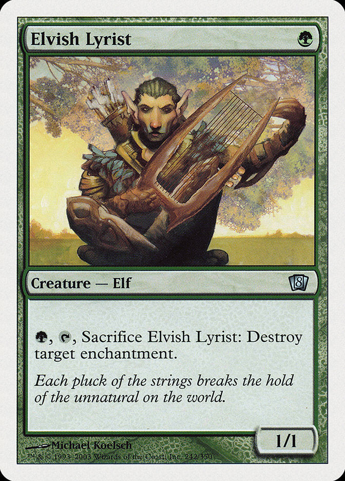 Magic | Elvish Lyrist [Eighth Edition] | The Nerd Merchant