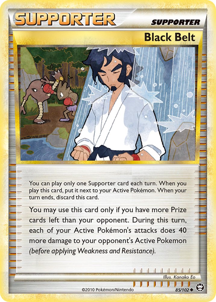 Pokemon | Black Belt (85/102) [HeartGold & SoulSilver: Triumphant] | The Nerd Merchant