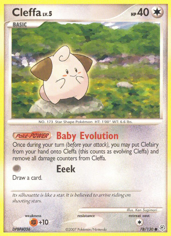 Pokemon | Cleffa (78/130) [Diamond & Pearl: Base Set] | The Nerd Merchant