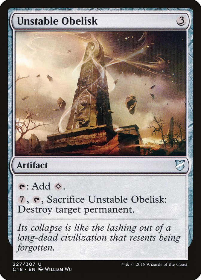 Magic | Unstable Obelisk [Commander 2018] | The Nerd Merchant
