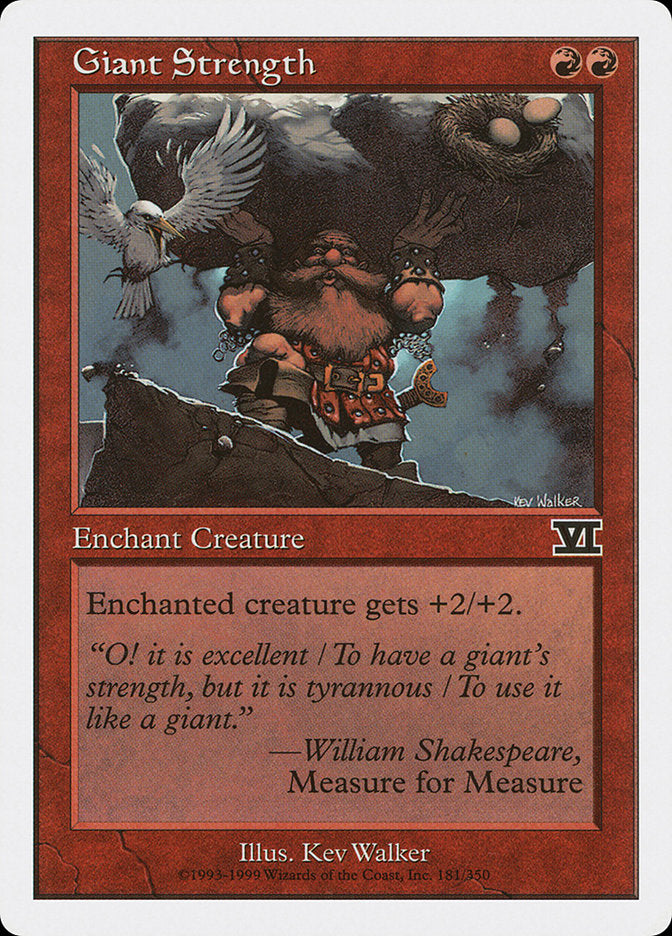 Magic | Giant Strength [Classic Sixth Edition] | The Nerd Merchant
