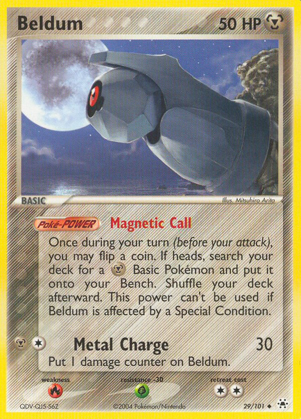 Pokemon | Beldum (29/101) [EX: Hidden Legends] | The Nerd Merchant