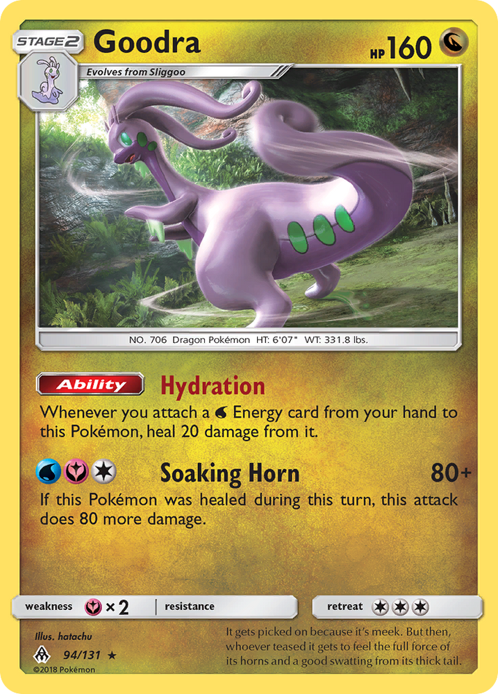 Pokemon | Goodra (94/131) [Sun & Moon: Forbidden Light] | The Nerd Merchant