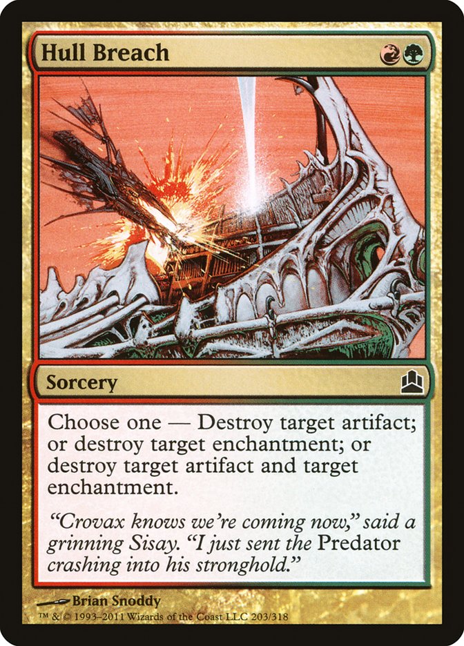 Magic | Hull Breach [Commander 2011] | The Nerd Merchant