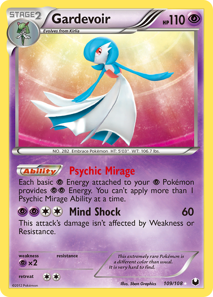 Pokemon | Gardevoir (109/108) [Black & White: Dark Explorers] | The Nerd Merchant
