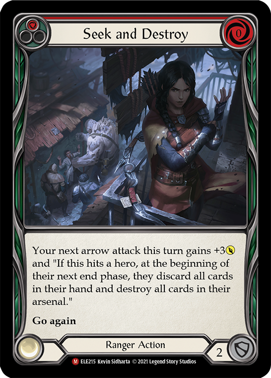 Flesh and Blood TCG | Seek and Destroy [ELE215] (Tales of Aria)  1st Edition Normal | The Nerd Merchant