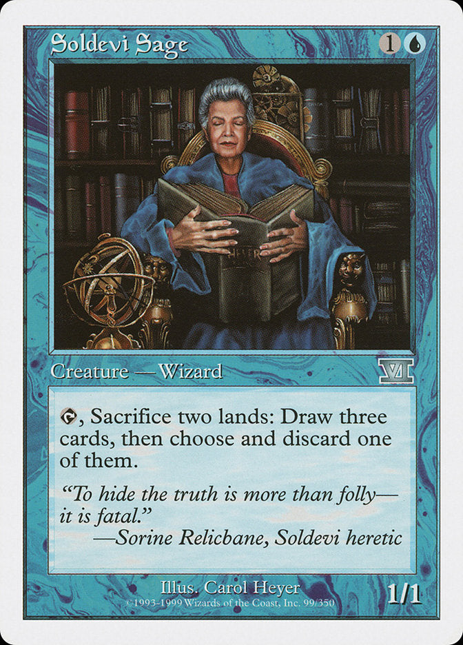 Magic | Soldevi Sage [Classic Sixth Edition] | The Nerd Merchant