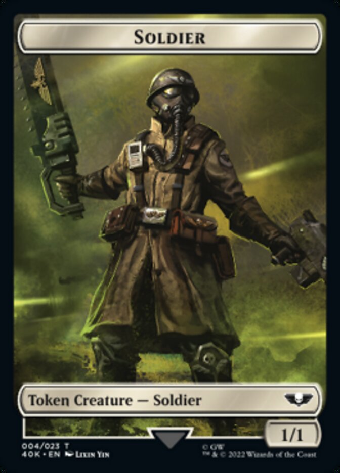 Magic | Soldier (004) // Arco-Flagellant Double-Sided Token [Warhammer 40,000 Tokens] | The Nerd Merchant